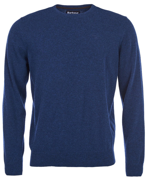Girocollo Uomo MKN0345 dalle linee essenziali Blu chiaro BARBOUR- Francavilla Moda